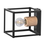 Ledvance Decor Nairobi Acciaio Parete Nero | Adatto per E27