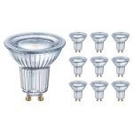 Confezione Multipack 10x Osram Parathom Faretti LED GU10 PAR16 4.3W 350lm 120D - 830 Luce Calda | Sostitutiva 50W