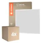 Confezione Multipack 4x Ledvance Pannello A LED Compact Aluminium Bianca 33W 3630lm - 830 Luce Calda -  | 60x60cm